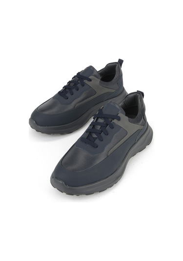 Ziya, Erkek Hakiki Deri Sneaker 153983z907 Lacivert 153983z907 200 Lacivert