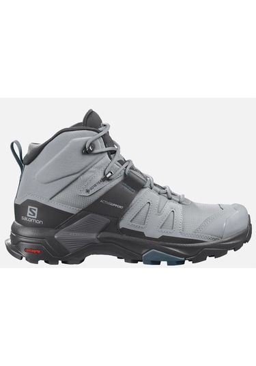 Salomon 416249 X Ultra 4 Mid GTX W Quarry/Black/Legion Blue Kadın 36 Gri