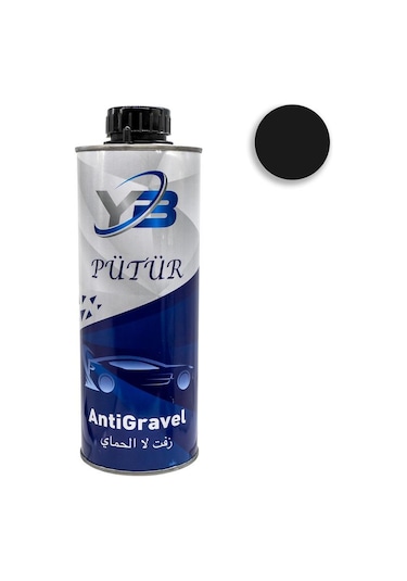 Anti Gravel Darbe Koruyucu Pütür Boya 1 Kg - Siyah