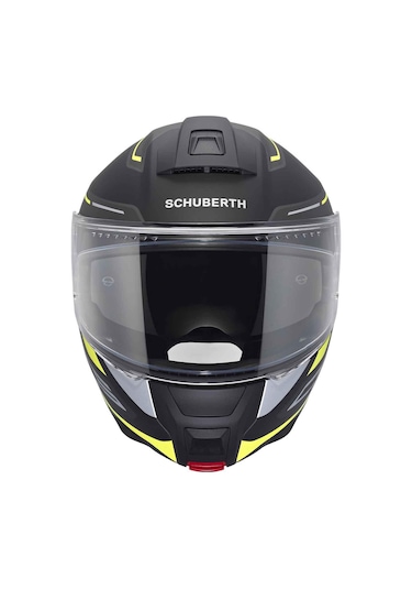 Schubert C5 Omega Yellow Çene Açılır Motosiklet Kaskı Siyah - Sarı