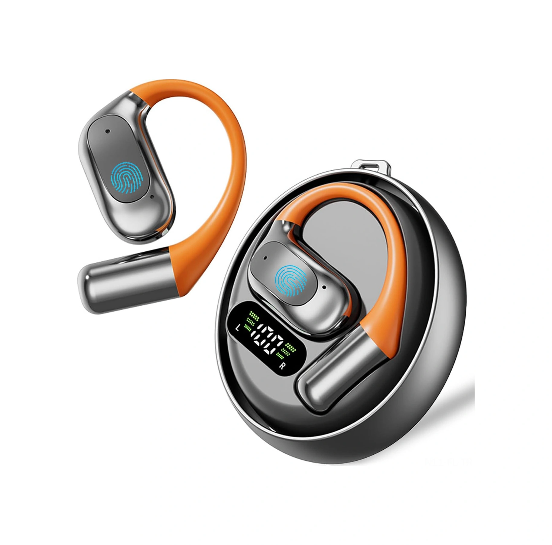 Lemestar M113 Açık Kulaklı Aı Çeviri Kulaklığı - Bluetooth 5.4, 144 Dil Gerçek Zamanlı Çeviri, 13mm Hoparlör, 4 Saat Kullanım Süresi, Gri