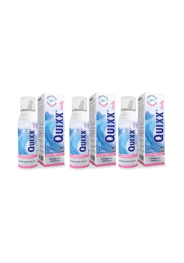 Quixx Daily Aerosol Burun Spreyi 100 ml 3 Adet