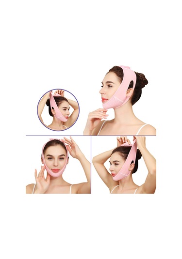 Youtek Yüz Şekillendirici V-kesim Maske - İnce Ve Ayarlanabilir Yüz Bandajı