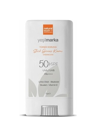 Yeşil Marka Stick Güneş Kremi SPF50+ 12 G