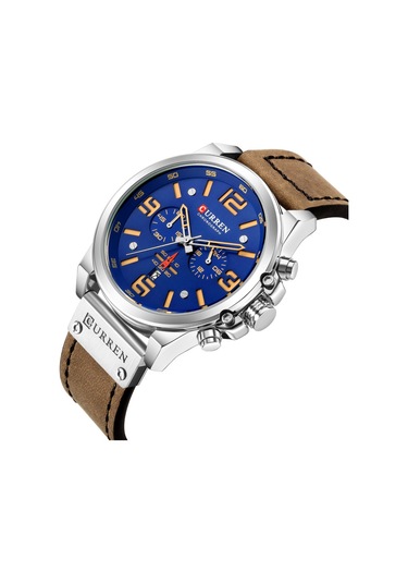 Curren/karien 8314 Erkek Saati Spor Altı Pimli Kuvars Saat Takvim Erkek Saati Su Geçirmez Kemer Saat Blackshellkhaki Diğer