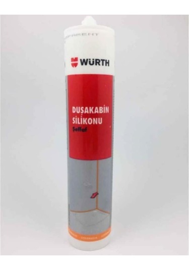 Würth Duşakabin Silikonu Şeffaf 310 Ml (527819533) Şeffaf