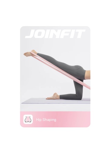 Joinfit Aerobik Ve Direnç Bandı 4'lü Set Pembe - Yeşil - Mavi - Gri