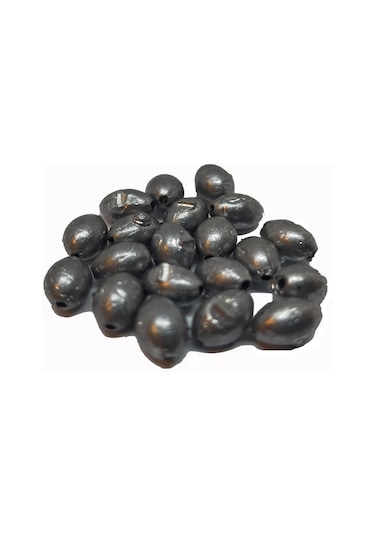 Sazan Rig Delikli Zeytin Gezer Olta Kurşunu 1 Gr 20 Adet