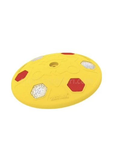 10 Adet Yuvarlak Mercekli Yol Butonu Sarı Renk