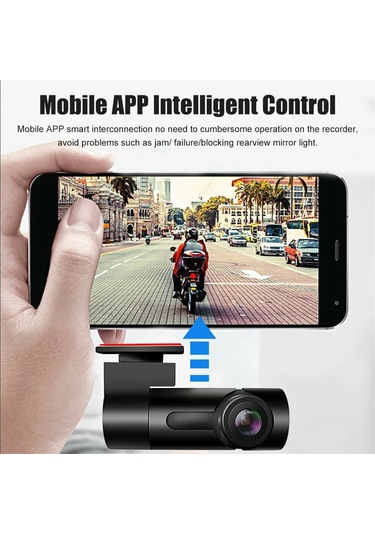Wifi Car Dvr Recorder Dasch Cam Araç İçi Kamera Wifi Bağlantılı