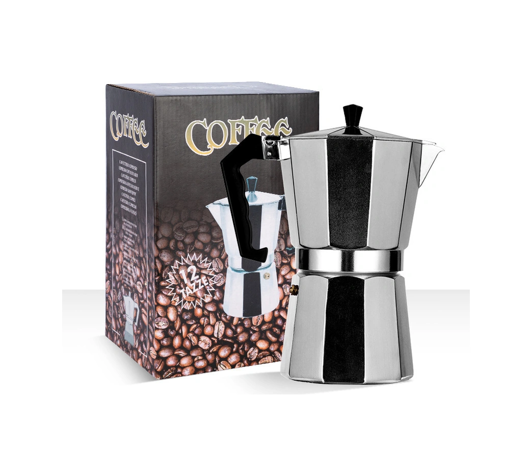 Youtek Ev İçin İtalyan Tarzı Alüminyum Moka Pot - 50ml 1 Kupa Kahve Hazırlama Aleti - Dayanıklı Ve Kullanımı Kolay Gümüş