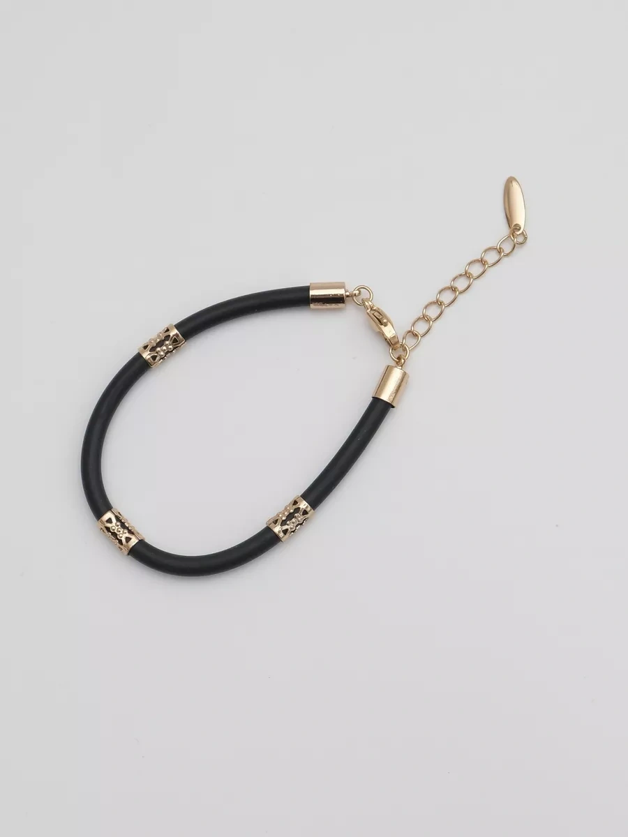 Xuping Siyah Choker Ve Gaytan Bilezik 206104630 Siyah