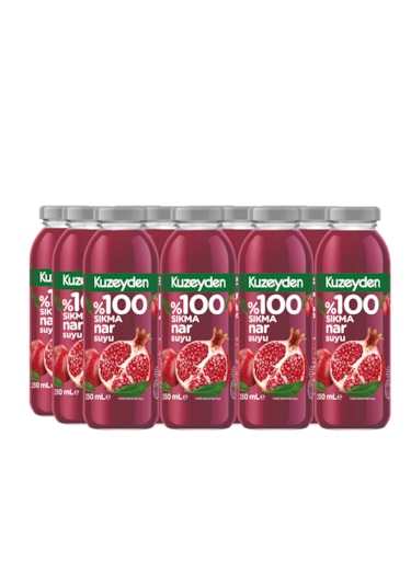 Kuzeyden %100 Sıkma Nar Suyu 12x250ml