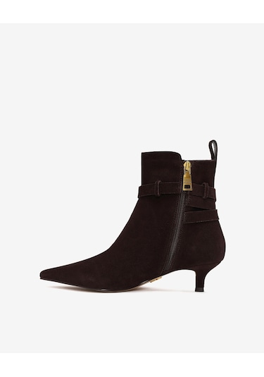 Steve Madden Roller Brown Sued Kadın Kahverengi Topuklu Bot Roller-brown