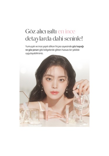 Dasique İnci Işıltılı Likit Glitter Starlit Jewel Liquid Glitter 07 Moon Stone 07 Moon Stone