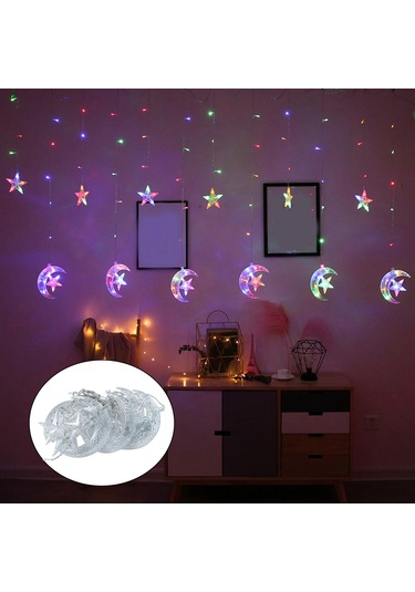 Suntek Magideal Led Peri Dize Işıkları Perde Dekorasyonu 2.5m Led Dize