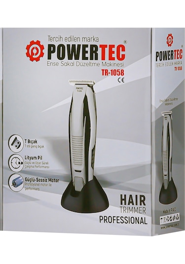 Powertec TR-1058 Saç ve Sakal Kesme Makinesi
