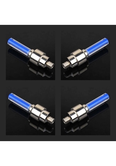 Fotosel Hareket Sensörlü Led Işıklı Sibop Kapağı Renkli 2'li Mavi