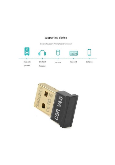 Usb Bluetooth Adaptörü 4.0 Bluetooth Ses Alıcısı Csr4.0 Bluetooth Adaptörü Win8/10 Desteği
