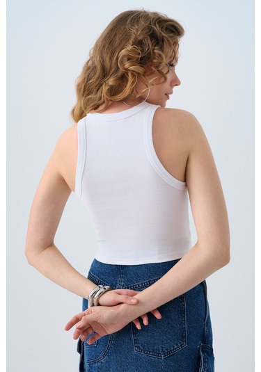 Loft Kadın Atlet Lf2038795 Beyaz