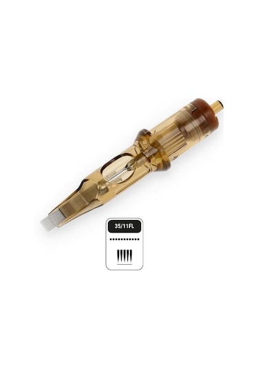Kwadron 1211 Fllt Flat Long Taper - Kartuş Dövme İğnesi