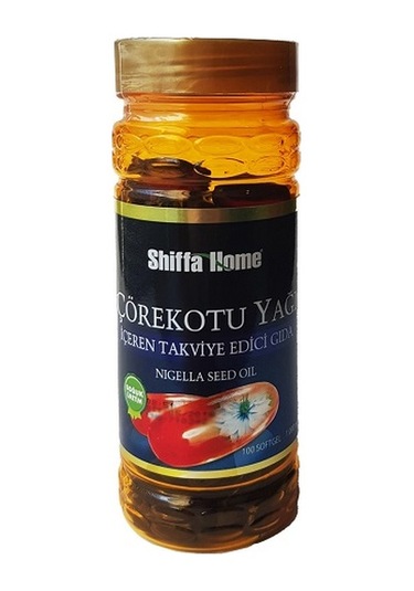 Shiffa Home Çörekotu Yağı Softjel 1000 MG 100 Kapsül