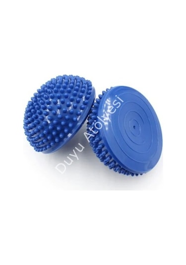 Pilates Yoga Dikenli Yarım Küre Denge Dikenli Duyu Topu Mavi16 CM