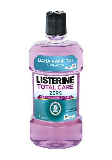 Listerine Total Care Zero Hafif Tat Ağız Bakım Suyu 500 ML