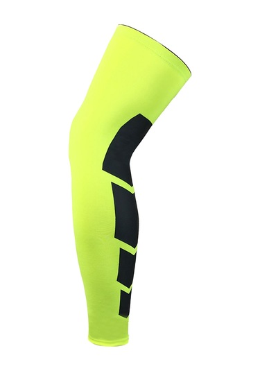 Padalink Xl Büyüklüğü Yeşil Spandex-polyester Spor Bilekliği, Basketbol Futbol Koşu İçin Güneşten Koruma Ve Esneklik Sağlar - Tek Adet