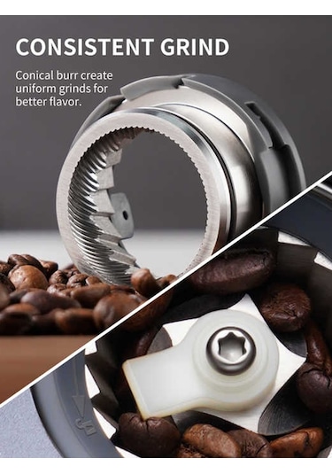 Vosco KD-CG018 200 W Barista Tipi Kahve Değirmeni