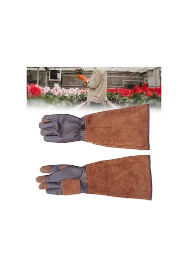 Trendooze Homyl Uzun Bahçe Eldiveni, Gül Budama Eldiveni Kadın Erkek Çiftlik Kullanımı