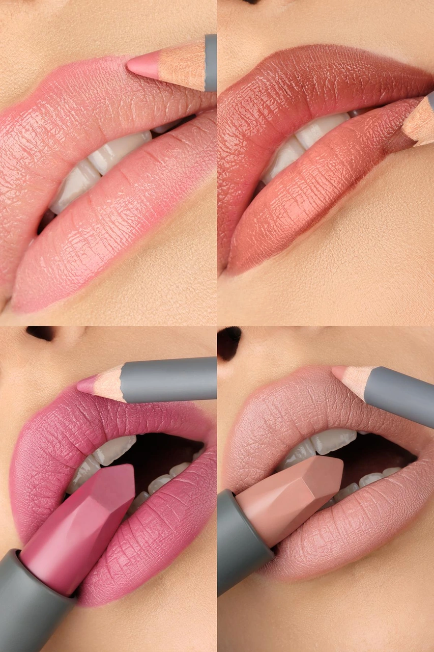 Alix Avien Uzun Süre Kalıcı Dağılma Yapmayan Nemlendirici Dudak Kalemi Lipliner Pencil Dark Nude