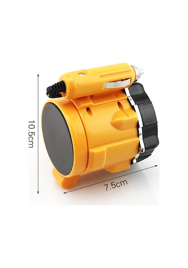 12v Mini Araç Işıldak Spot Mıknatıslı Turuncu