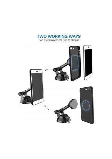 Joyhub Standart Manyetik Vantuzlu Araba Telefon Tutucu Siyah Vantuzlu Evet Hayır 3el2qe