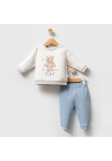 Tongs Baby 2'li Bebek Takım 9001 Mavi