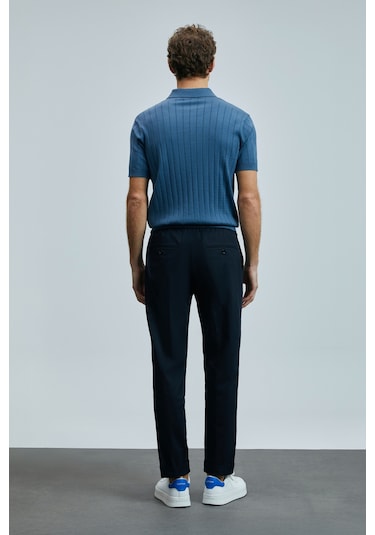 Lufian Glen Smart Erkek Chino Pantolon Slim Fit Lacivert Lacivert 111190336100200 Lacivert