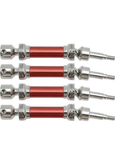 Ebitda Arrma 1/8 Infraction Ve Vendetta Kırmızı Metal 4wd Şaft Takımı - Performans Artırıcı