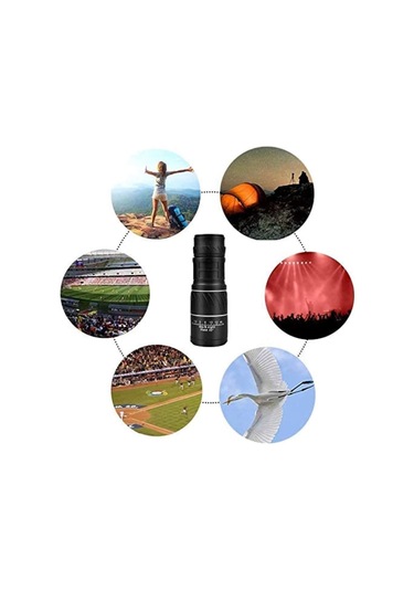 Monoküler Teleskop Yüksek Güçlü Teleskoplar, 16 X 52 Monoküler Kompakt Kapsam