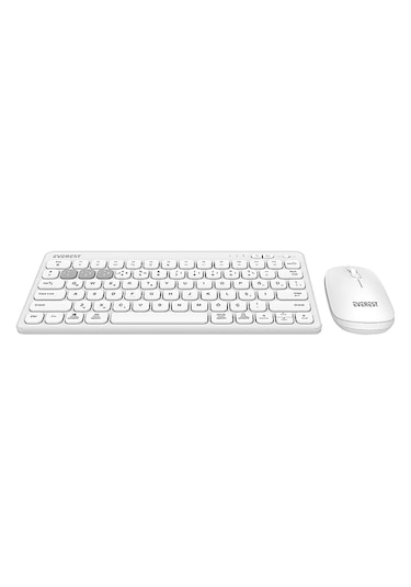 EVEREST Lumi KM-BT903 3in1 3 BT + 2.4 1600dpi Ultra İnce Q 4 Cihaz Bağlantılı Klavye ve Mouse Set