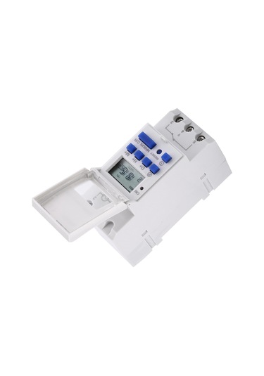 Mufunye Endüstriyel Dijital Zamanlayıcı Ahc15a - 1 Haftalık Programlama, 16 On/off Ayarı, Dın Ray Montajı, 220v, Lcd Ekran