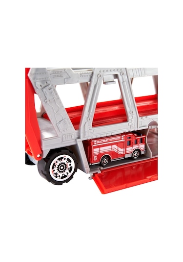 Matchbox Taşıyıcı İtfaiye Aracı İtfaiye Araç ve 8 Aksesuar. Gwm23