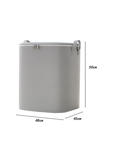 Homyl Katlanabilir Elbise Saklama Çantası Giyim Yatak 110l-48x45x50cm Gri Diğer
