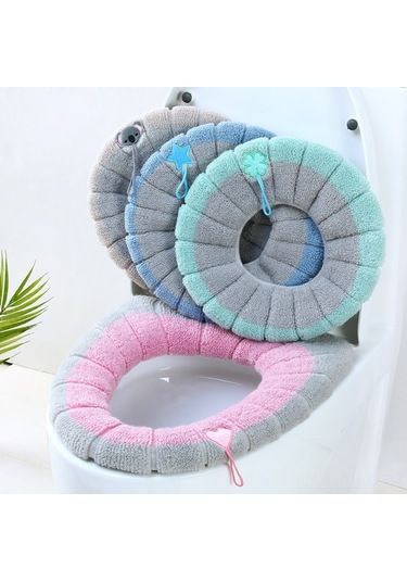 Xindoker Güçlü Elastik Banyo Tuvaleti Döşemesi - O/u/v Tipi Ev Kullanıma Uygun - Yıkama Kolay - Kışlık Konforlu - Kuzey Avrupa Pembe Pembe