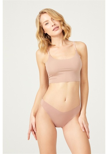 Basic İz Yapmayan Lazer Kesim Brezilya Külot 5'li Paket Renkli-11 Çok Renkli