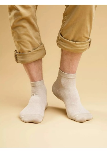 Nosko Kısa Çoraplar 4 Çift 226904980 Bej