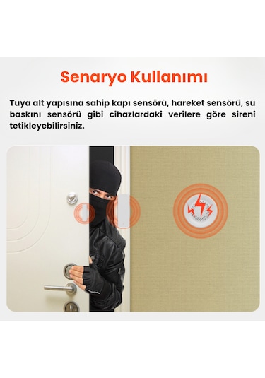 Zigbee 100 Db Akıllı Siren Alarm Tuya - Smart Life Uyumlu