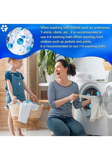 Kosona Ev İçin Tekrarlı Kedi Köpek Tüy Toplayıcı Topları - Çamaşır Makinesi Kurutucuda Tüy Ve Kumaş Tozu Alıcı Araçları Mavi - 12 Adet Mavi