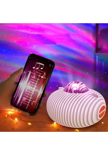 Homyl Oyun Odası Düğün Arabası Için Yıldız Projektörü Gece Işığı Çok Renkli