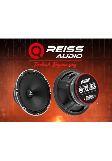 Reiss Audıo Rs-m8df 20cm Midrange 450wat 200rms İki Adet