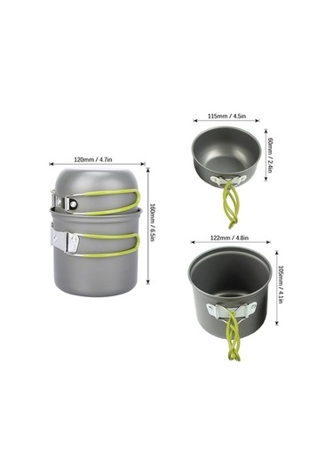 Ulzyvf Yürüyüş Tencereleri Skycity Sırt Çantası Renkli Kamp Çantası 3000w Açık Hava Ocağı Çok Renkli